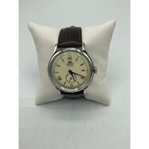 Orient Automatic Bambino Watch- about 38 mm, Brown/Gold